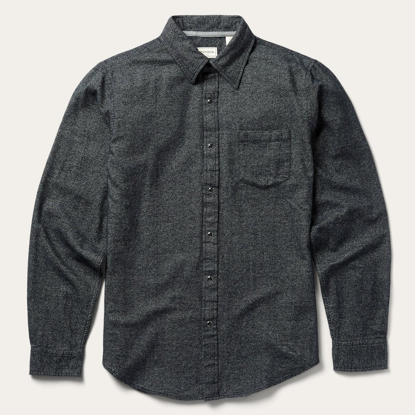 Brushed Twill Western Shirt Men