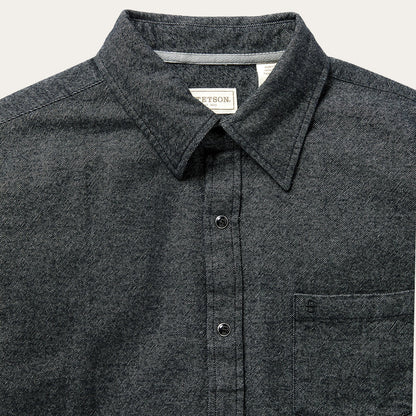 Brushed Twill Western Shirt Men