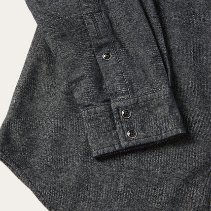 Brushed Twill Western Shirt Men