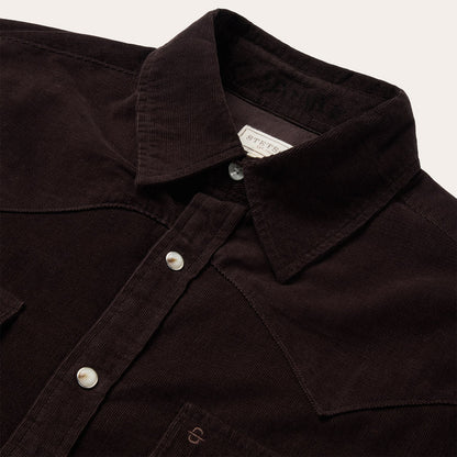 Corduroy Western Shirt Men