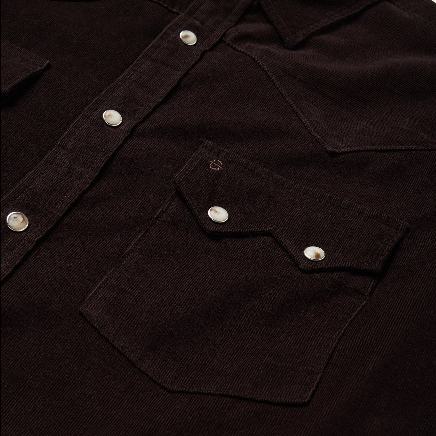 Corduroy Western Shirt Men