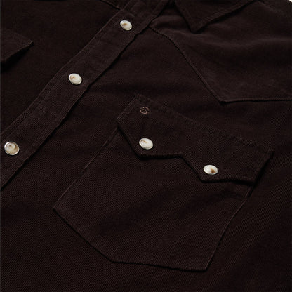Corduroy Western Shirt Men