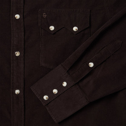 Corduroy Western Shirt Men