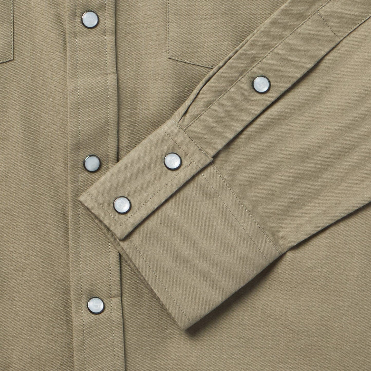 Olive Oxford Western Shirt Men
