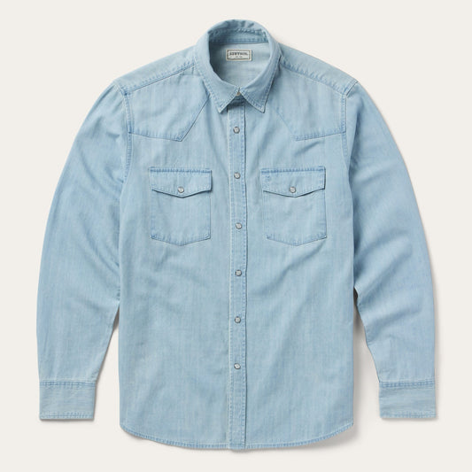 Chambray Oxford Western Shirt Men