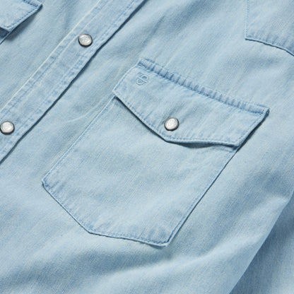 Chambray Oxford Western Shirt Men