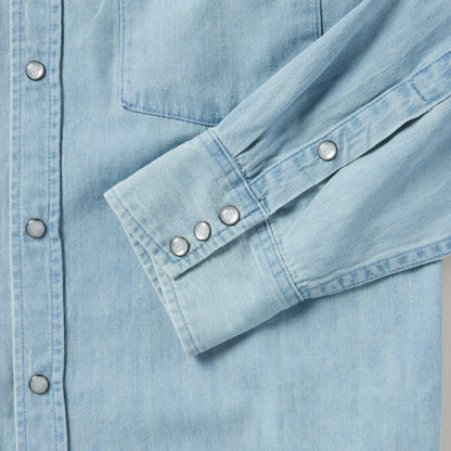 Chambray Oxford Western Shirt Men