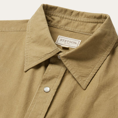 Baby Corduroy Western Shirt Men
