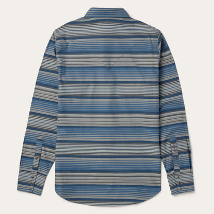 Serape Stripe Western Shirt Men