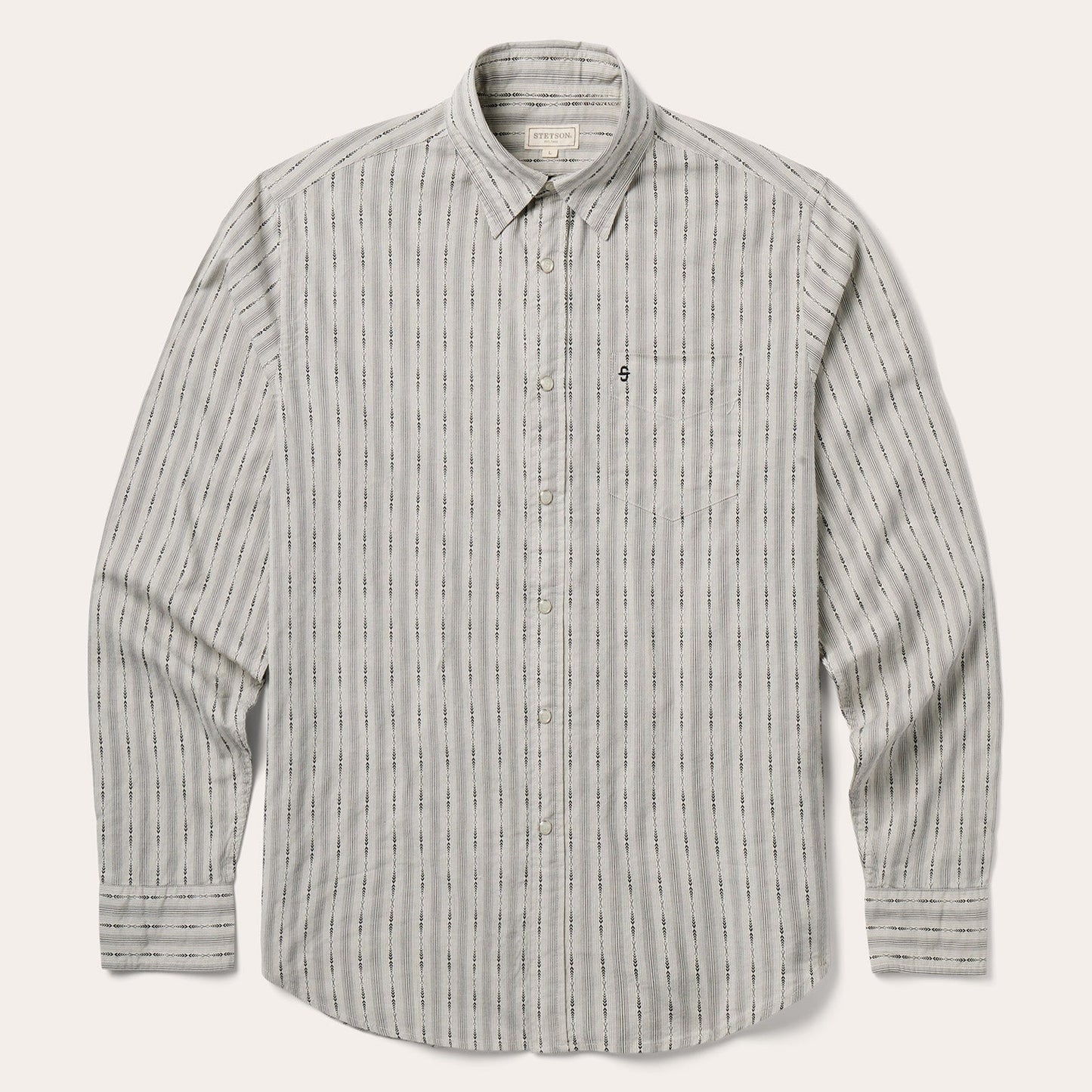 Dobby Stripe Shirt Men