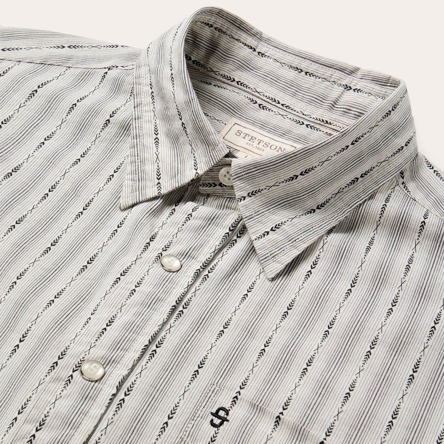 Dobby Stripe Shirt Men