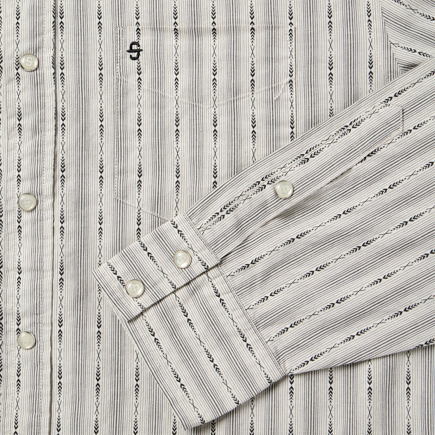 Dobby Stripe Shirt Men