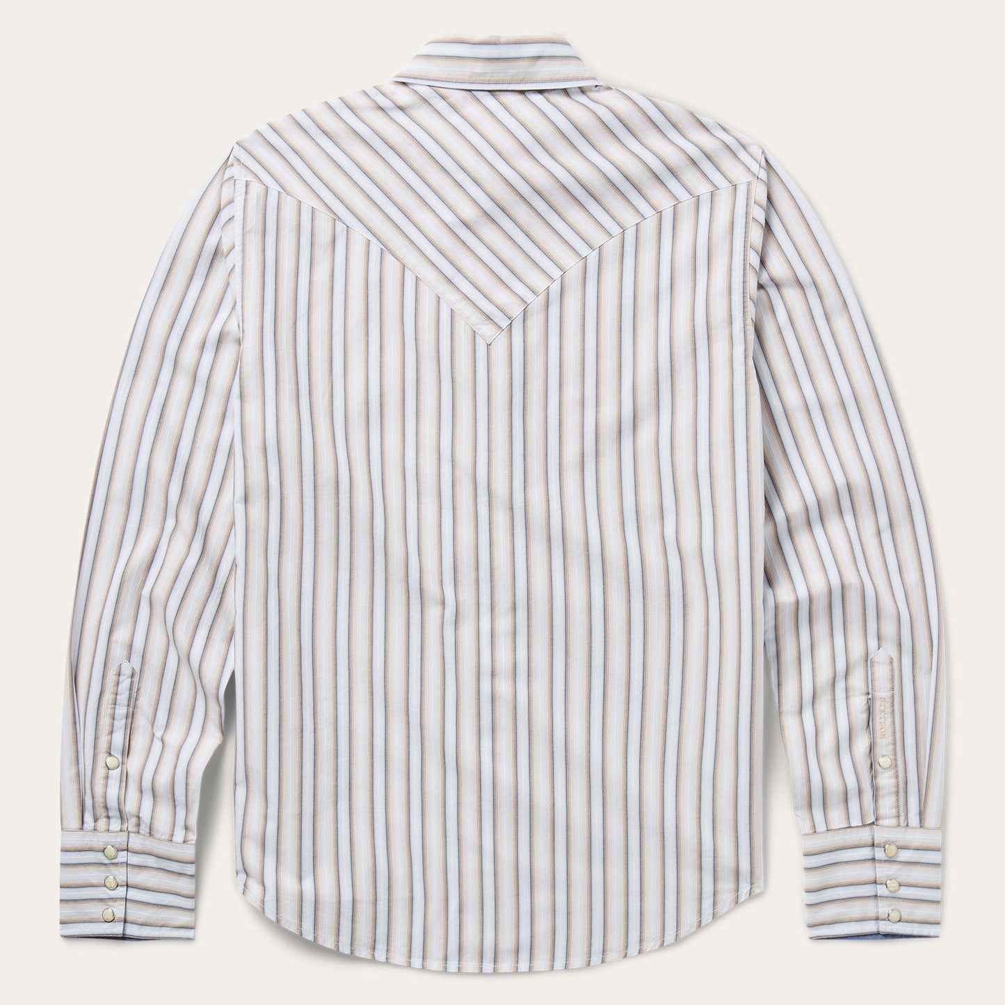 Ombre Stripe Western Shirt Men