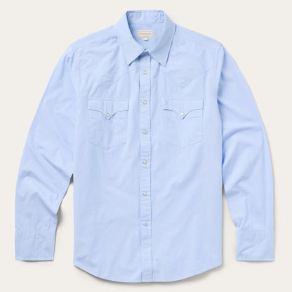 Fine Line Stripe Western Shirt Men