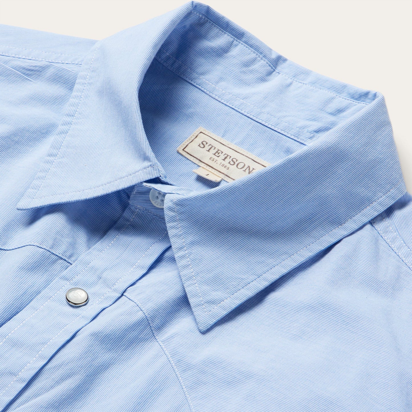 Fine Line Stripe Western Shirt Men
