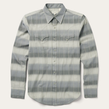 Serape Dobby Twill Western Shirt Men