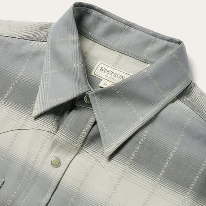 Serape Dobby Twill Western Shirt Men