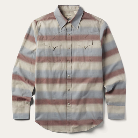 Ombre Stripe Twill Shirt Men