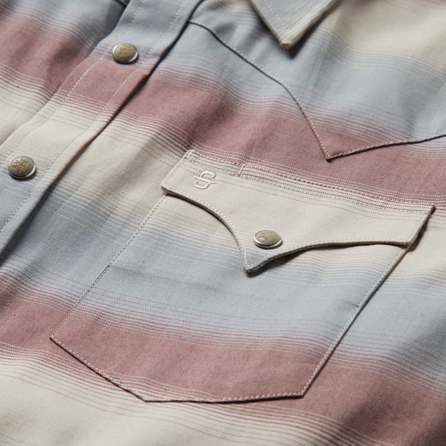 Ombre Stripe Twill Shirt Men