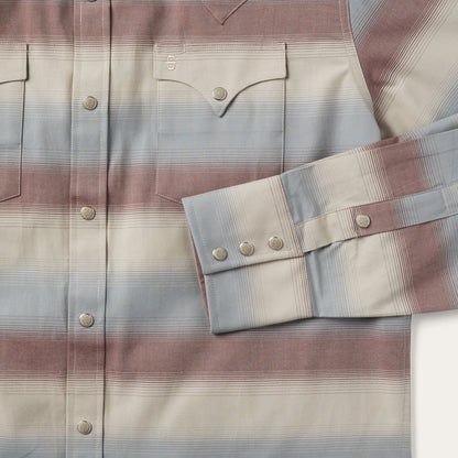 Ombre Stripe Twill Shirt Men