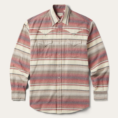Brushed Twill Striped Shirt Men