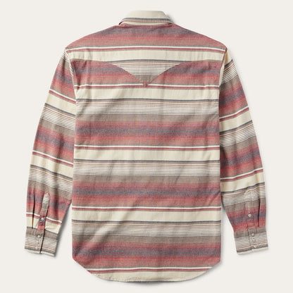 Brushed Twill Striped Shirt Men