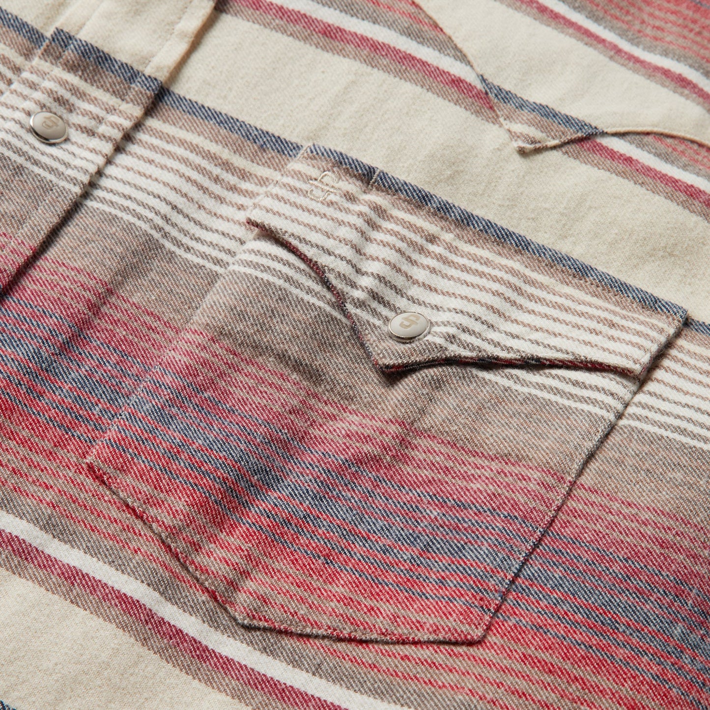 Brushed Twill Striped Shirt Men