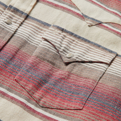 Brushed Twill Striped Shirt Men