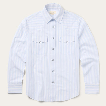 Stripe Oxford Western Shirt Men