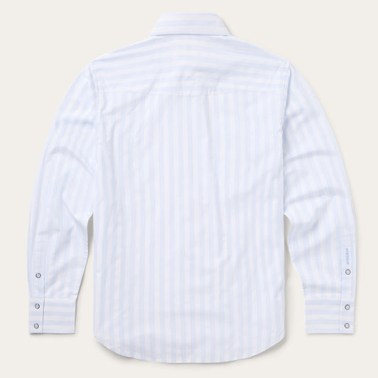 Stripe Oxford Western Shirt Men
