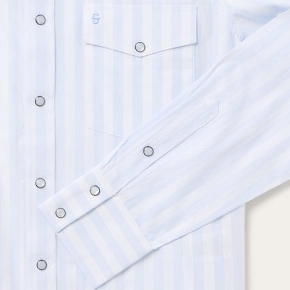 Stripe Oxford Western Shirt Men
