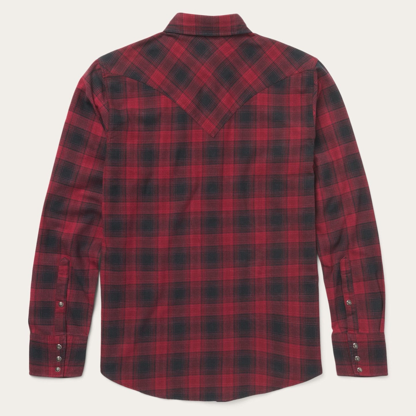 Brushed Twill Plaid Shirt Men