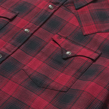 Brushed Twill Plaid Shirt Men