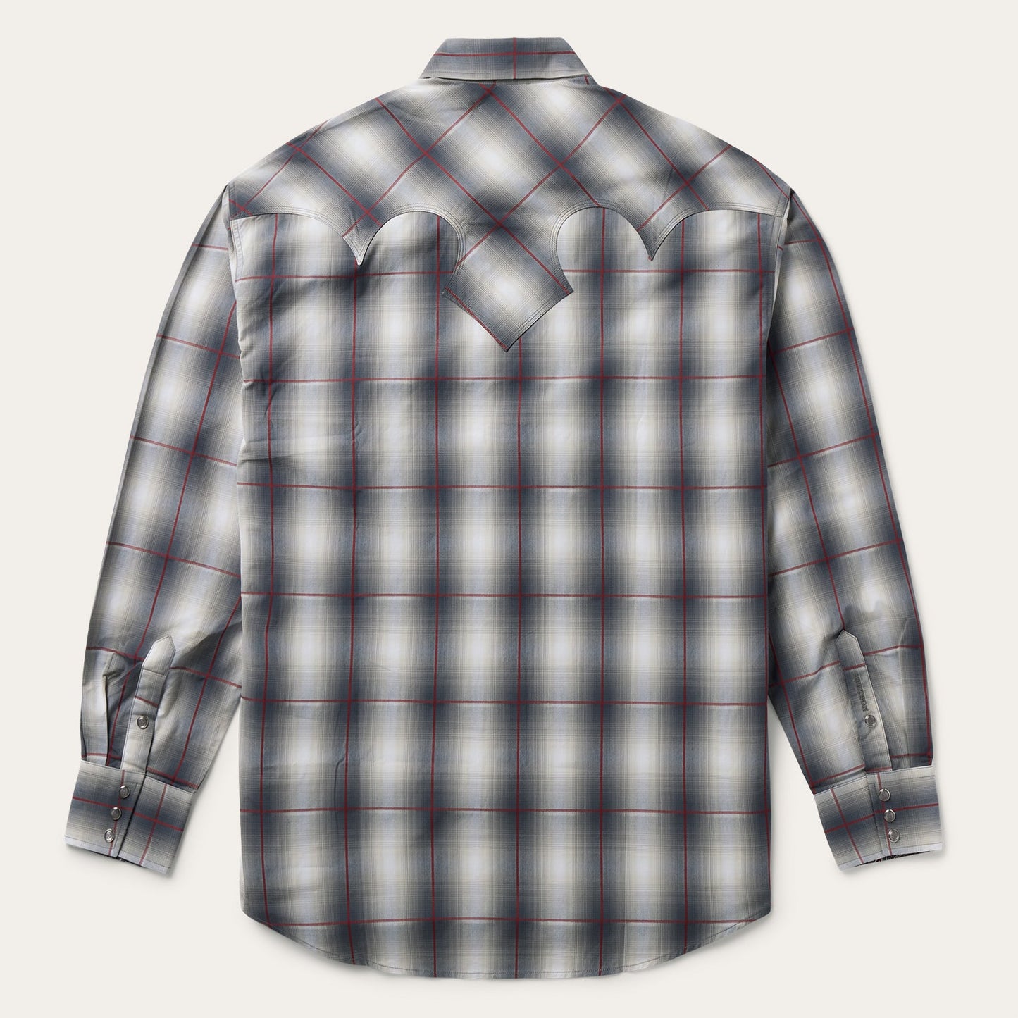 Smoke Ombre Western Shirt Men