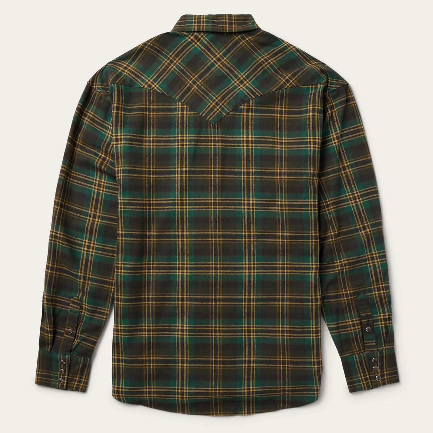 Brushed Flannel Western Shirt Men