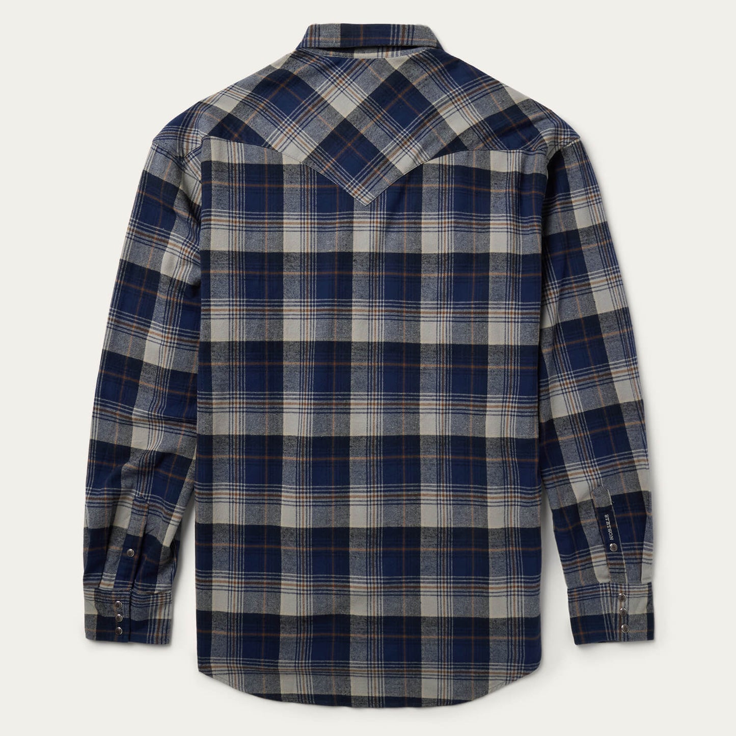 Brushed Flannel Western Shirt Men