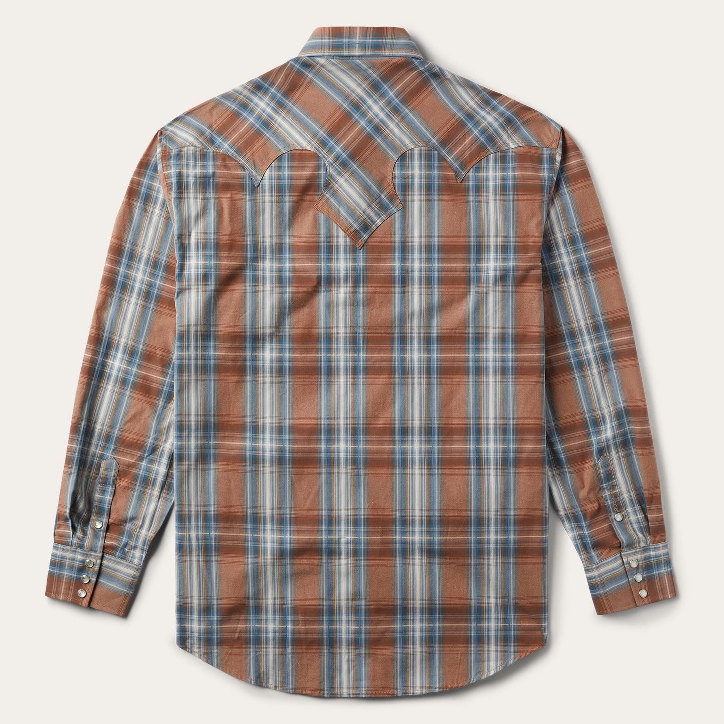 Rustic Plaid Western Shirt Men