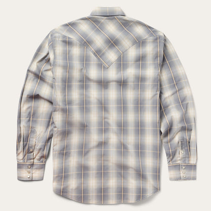 Smoke Diamonds Plaid Western Shirt Men