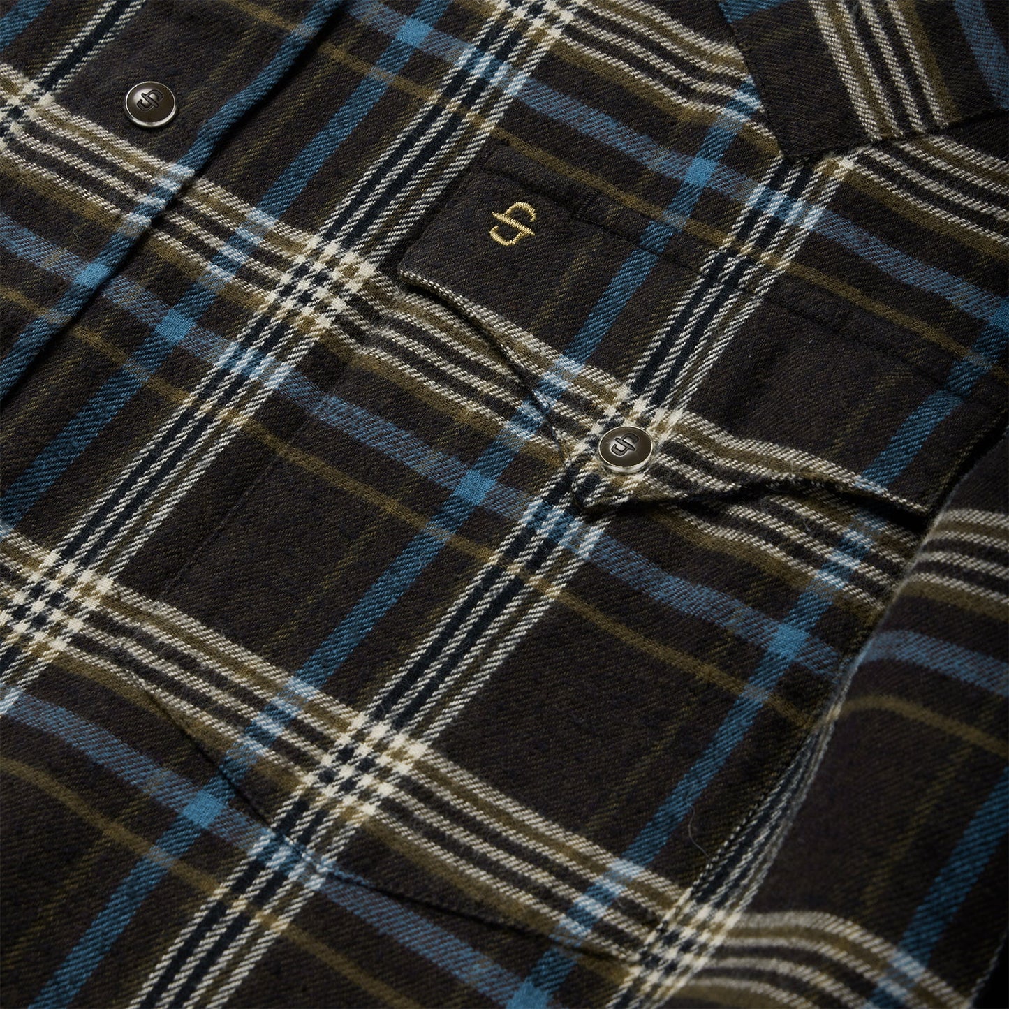 Brown Plaid Flannel Western Shirt Men