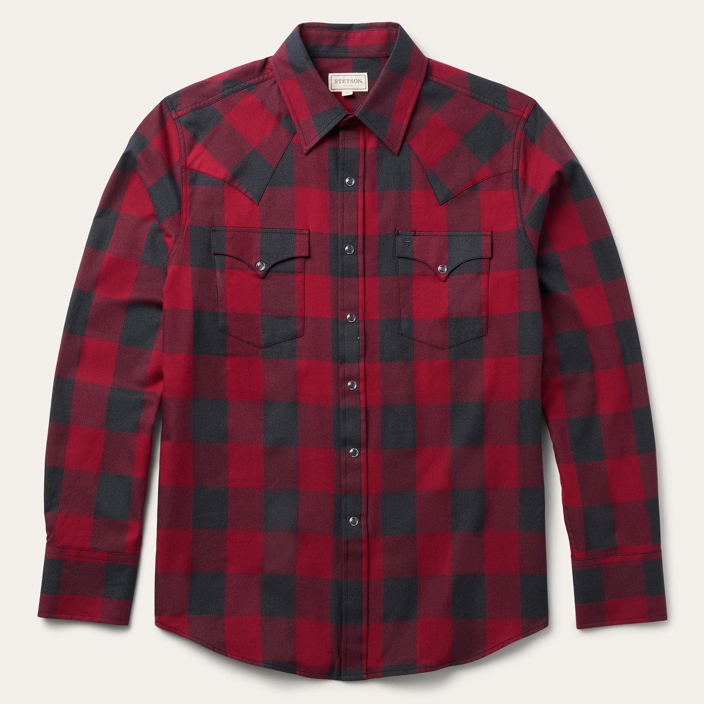 Buffalo Plaid Western Shirt Men