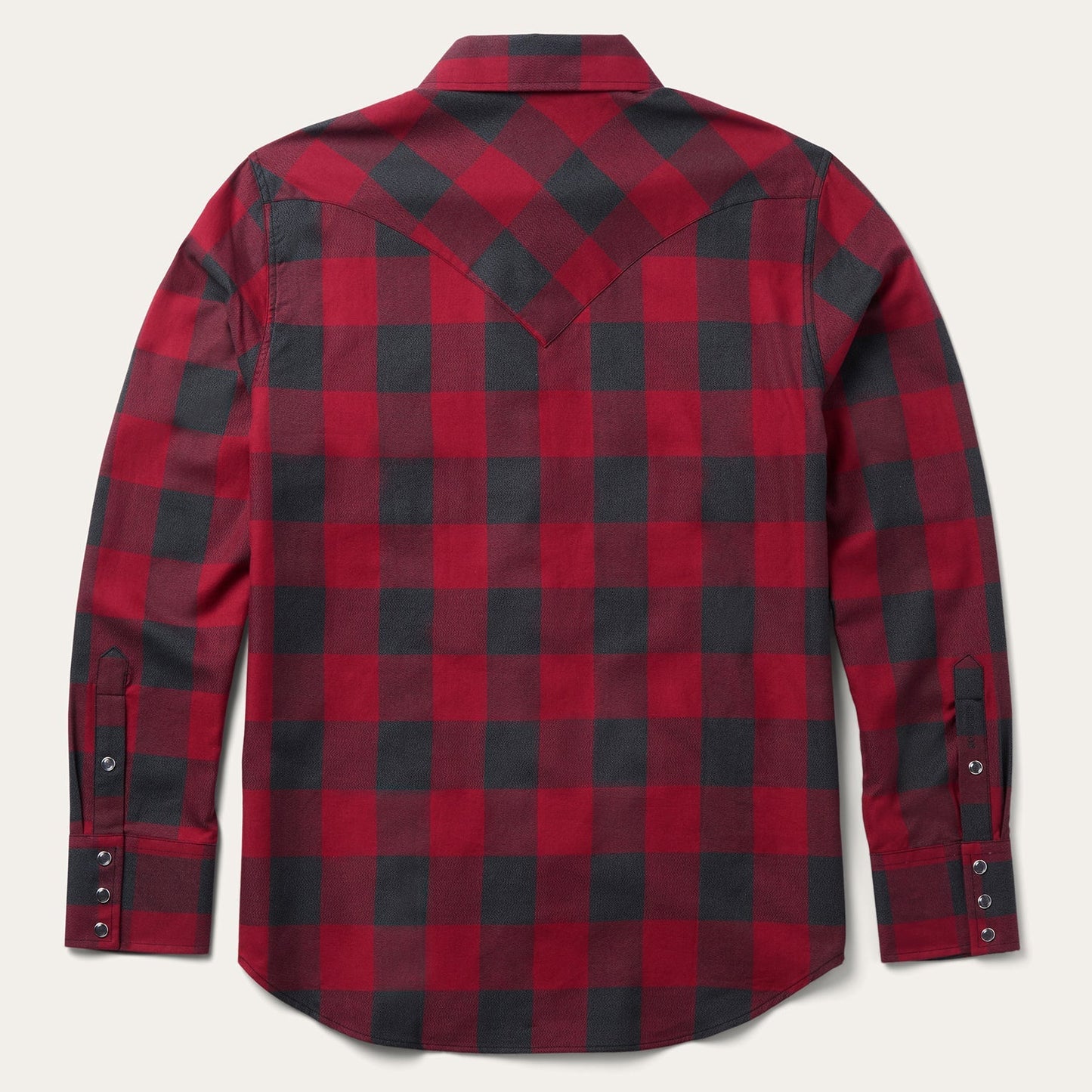 Buffalo Plaid Western Shirt Men