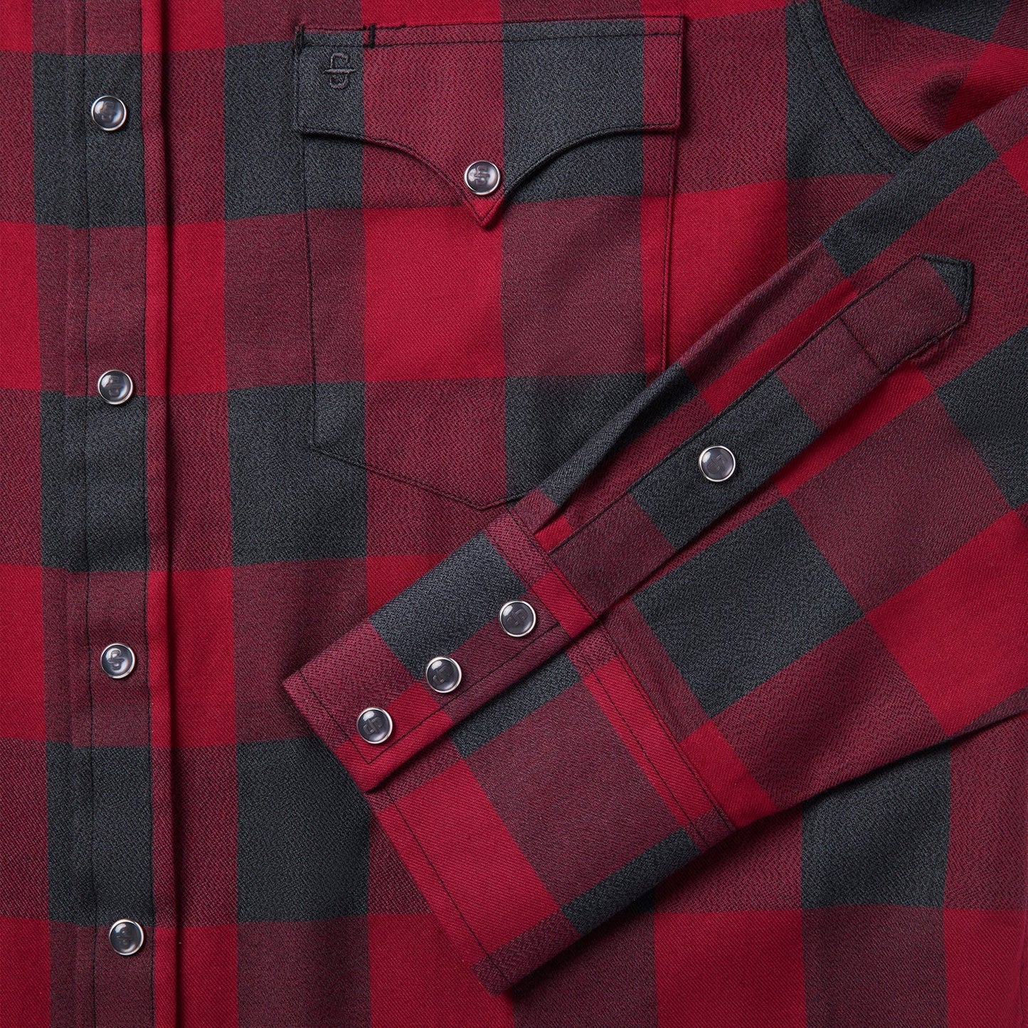 Buffalo Plaid Western Shirt Men
