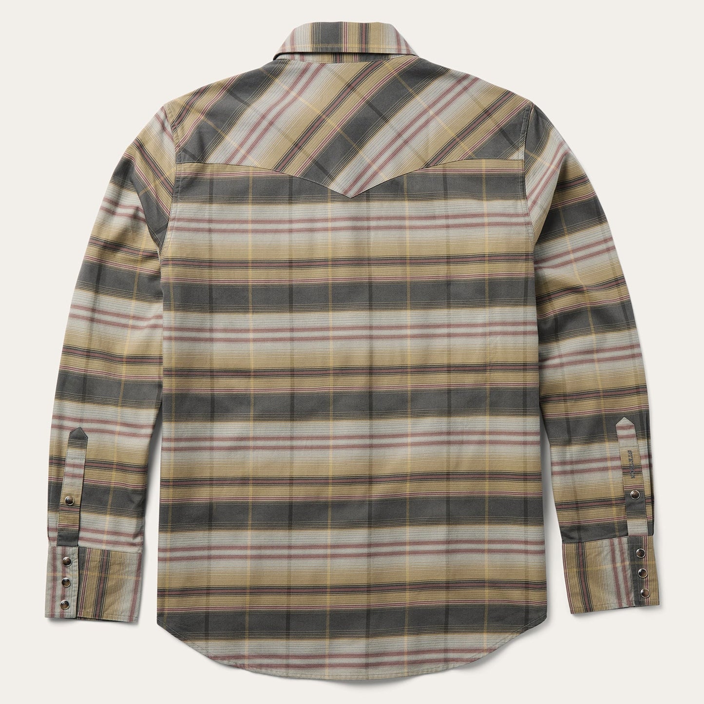 Serape Plaid Western Shirt Men