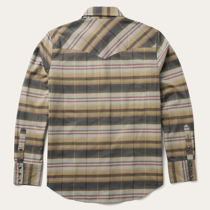 Serape Plaid Western Shirt Men