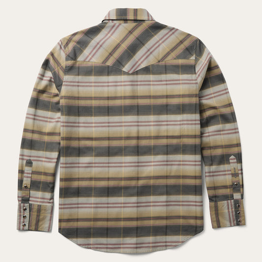 Serape Plaid Western Shirt Men