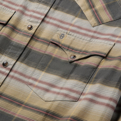 Serape Plaid Western Shirt Men