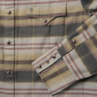Serape Plaid Western Shirt Men