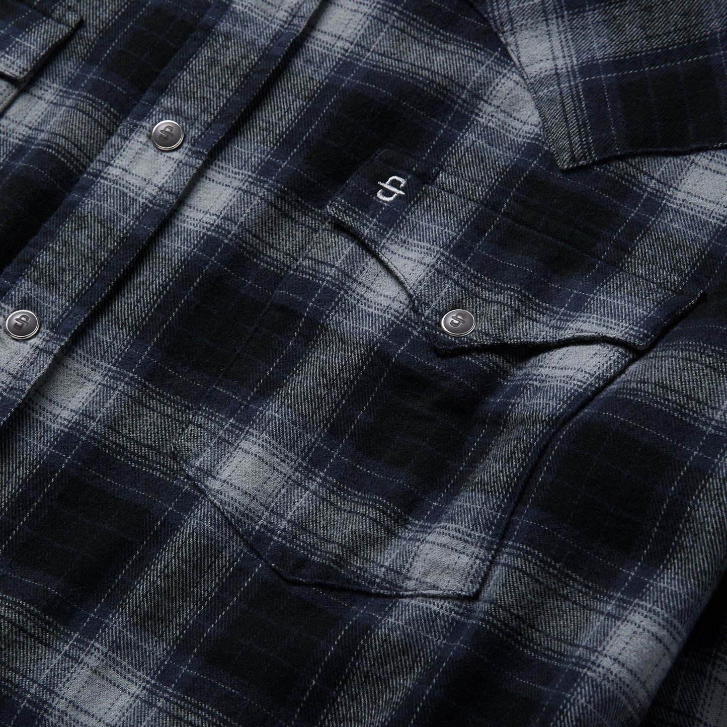Brushed Twill Plaid Western Shirt Men