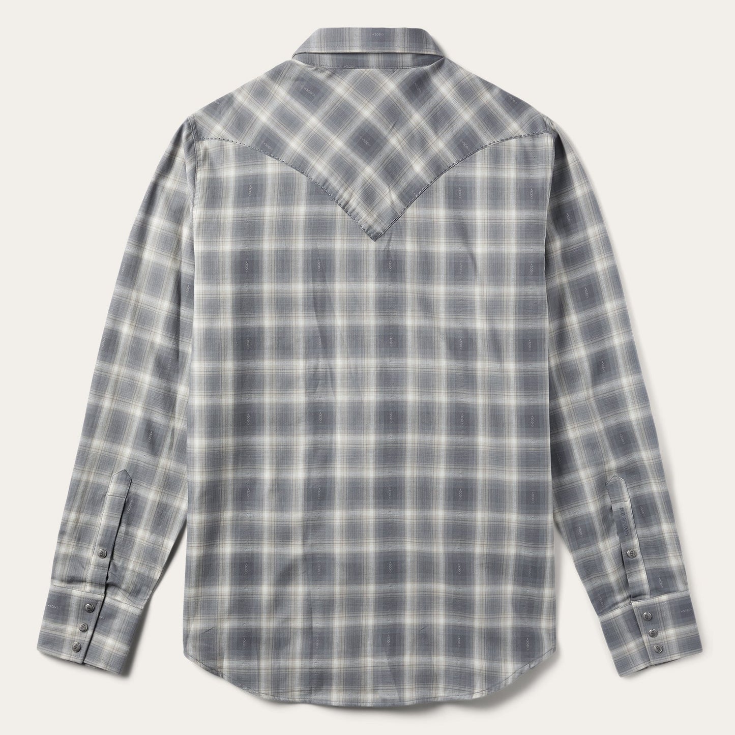 Dobby Twill Plaid Shirt Men