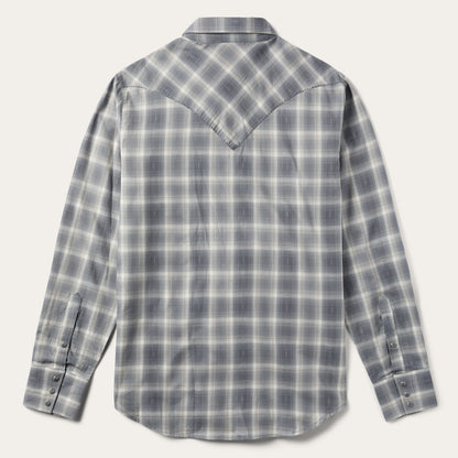 Dobby Twill Plaid Shirt Men